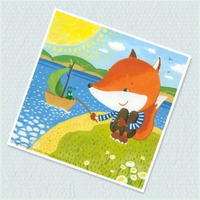 Открытка. Carrot style. (15х15)